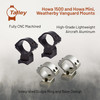 TALLEY 1in Medium Extended Front Scope Rings For Howa 1500 (94X734)