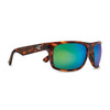 KAENON Burnet Mid Matte Tortoise/Ultra Coastal Green Polarized Sunglasses (046MEMEGN-UGRN)