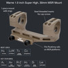 WARNE SHXSKEL30DE 1.9in Super High 30mm Dark Earth MSR Mount (SHXSKEL30DE)