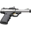BROWNING Buck Mark Micro Bull 22 LR 4.4in 10rd Stainless Red Dot Suppressor Ready Pistol (51595490)