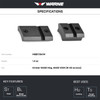 WARNE Maxima 2-Piece Weaver Style Matte Base for Kimber M8400 (M887/841M)