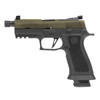 SIG SAUER P320 XCarry 9mm 4.6in 3x 21rd Mags 2-Tone Moss Green Pistol (320XCA-9-MGXR3-TB-R2)