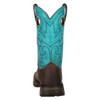 DURANGO Women's Lady Rebel 12in Brown Turquoise Bar None Western Boots (DWRD016)