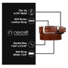 NEXBELT Bond Brown 1 3/8in EDC Gun Belt (PCS5710)