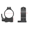 WARNE Warne 36mm QD Medium Matte Scope Ring (231LM)
