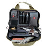G*OUTDOORS Double Pistol Tan Case with Mag Storage and Dump Cup (GPS-1308PCT)