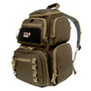 G*OUTDOORS Pistolero Rifle Green/Khaki Backpack with Cradle for 5 Handguns (GPS-1712BPRK)