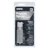 SABRE Jeweled Silver Pepper Spray with Key Ring (KR-J-WH-02)