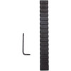 WARNE Mountain Tech Black Anodized 15 MOA Picatinny Rail Adapter for CZ 452/455 11mm (7755M)