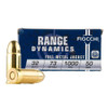 FIOCCHI Range Dynamics .32 Auto 73gr FMJ 50rd/Box Handgun Ammo (32AP)