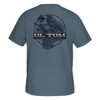 DRAKE Men's Ol' Tom Camber Flight Smoke Blue T-Shirt (OT1525-SMB)