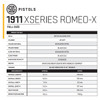 SIG SAUER 1911 XSeries 45 Auto 5in 2x 8rds Mags Black Full-Size Pistol with ROMEO-X (1911XR-45-BXR3-RXX)
