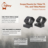 TALLEY Knight MK-85 30mm Extra-Low Scope Rings (720714)