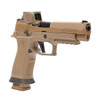 SIG SAUER M17X 9mm 4.7in 3x 21rd Mags Coyote Tan Pistol with ROMEO-M17 Red Dot Sight (M17X-9-RX)