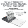 REAL AVID/REVO Accu-Punch 11-Piece Roll Pin Punch Set (AVAPK-RP)