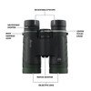 BURRIS Droptine HD 10x42 Green/Gray Binocular (300279)