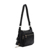 JESSIE & JAMES Brooklyn Concealed Carry Black Crossbody Handbag (JJHAMC5806LBK)