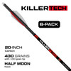 KILLER INSTINCT KillerTech 20in 6pk Crossbow Bolt (1055-6)
