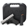 GLOCK Slimline G43X 9mm 3.41in 10rd Silver Slide Subcompact Pistol (PX435SL201)