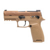 SIG SAUER P320-M18 9mm 3.9in 10rd Coyote Tan Semi-Automatic Pistol, California Compliant (320CA-9-M18-MS-CA)