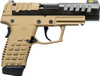 KEL-TEC P15 9mm Luger 4in 15rd Striker-Fired Semi-Automatic Handgun, Tan (P15TAN)