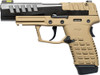 KEL-TEC P15 9mm Luger 4in 15rd Striker-Fired Semi-Automatic Handgun, Tan (P15TAN)