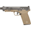 SMITH & WESSON M&P 5.7 5.7x28mm 5in 22rd Threaded Barrel No Thumb Safety FDE/Black Internal Hammer Fired Pistol (14078)
