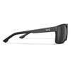 WILEY X EYEWEAR Founder Sunglasses with Matte Black Frame and Captivate Polarized Black Mirror Lens (AC6FND05)
