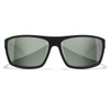 WILEY X EYEWEAR Peak Sunglasses with Matte Black Frame and Grey Silver Flash Lens (ACPEA06)