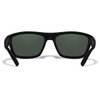 WILEY X EYEWEAR Peak Sunglasses with Matte Black Frame and Grey Silver Flash Lens (ACPEA06)