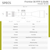 HAWKE Frontier 30 FFP SF ZS 5-25x56 FFP SF IR FFP MOA Hunter Riflescope (18541)