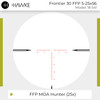 HAWKE Frontier 30 FFP SF ZS 5-25x56 FFP SF IR FFP MOA Hunter Riflescope (18541)