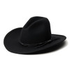 STETSON Unisex Gus Black Crushable Outdoor Hat (OWGUSC-503407)