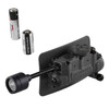 STREAMLIGHT Sidewinder Stalk Mailer Pack Black Helmet Light with Helmet Clip, ARC Rail Mount and Assembly, CR123A, AA Alkaline Battery (14311)