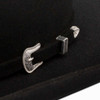 RESISTOL 3X Tucker 4in Brim Black Cowboy Hat (RWTCKR-754007)