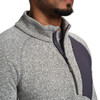 BERETTA Men's Abisko Light Grey Melange Half Zip Fleece Pullover (P3152T231309P9)
