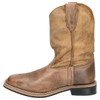 SMOKY MOUNTAIN BOOTS Childrens Boys Waylon Brown Oil Distress/Brown Distress Leather Cowboy Boots (3910C)