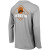 BERETTA Men's Walk Em Stone Heather Long Sleeve T-Shirt (TS233T1890096B)
