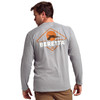 BERETTA Men's Walk Em Stone Heather Long Sleeve T-Shirt (TS233T1890096B)