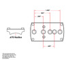 EVOLUTION GUN WORKS Universal .670in Radius Sight Mount for Vortex/Viper Venom (49325)
