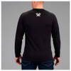 VORTEX Men's Stars and Stripes Long Sleeve T-Shirt (221-08-BLK)