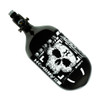 HK ARMY Doom AeroLite 68ci/4500psi Black/White Extra Lite Carbon Fiber Tank w/ Standard Regulator (52002303)