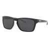OAKLEY Men's Sylas Sunglasses w/ Polished Black Frame and Prizm Black Polarized Lenses (OO9448-0558)
