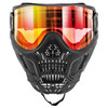 HK ARMY HSTL Skull Death Black Paintball Goggle/Airsoft Mask with Fire Thermal Lens (77100350)