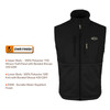 DRAKE Men's Hole Shot Caviar Black Solid Vest (DS7391-CAB)