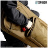 SAVIOR EQUIPMENT Specialist Covert 38in Dark FDE Single Rifle Bag (RB-SGSPORT38-WS-TN)