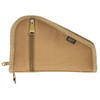 BULLDOG CASES Deluxe Tan Pistol Case w/ Pocket and Sleeve (BDT619T)