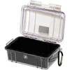 PELICAN 1050 Clear/Black Micro Case (1050-025-100)