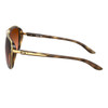 OAKLEY Women's Split Time Sunglasses with Brown Tortoise Frame and Prizm Brown Gradient Lenses (OO4129-1858)