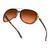 OAKLEY Women's Split Time Sunglasses with Brown Tortoise Frame and Prizm Brown Gradient Lenses (OO4129-1858)